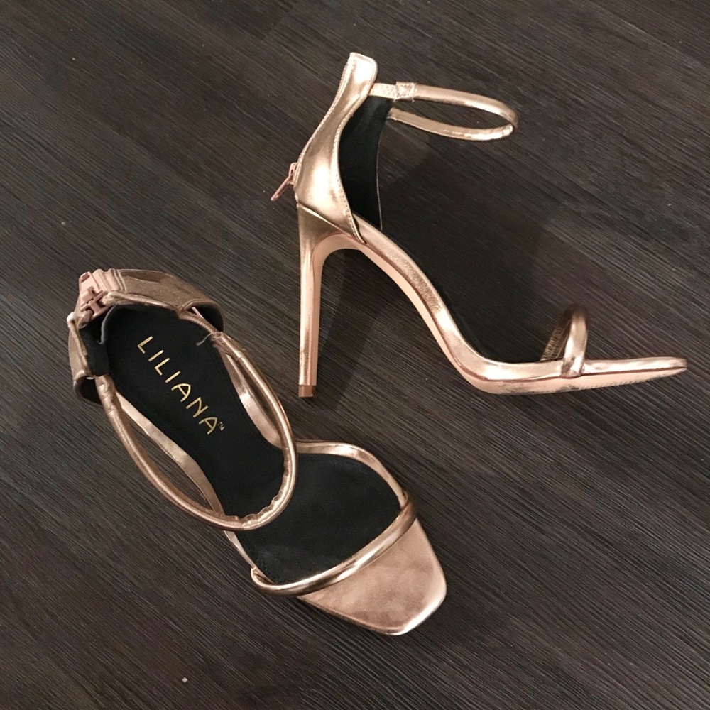Nude Rose Gold Heels